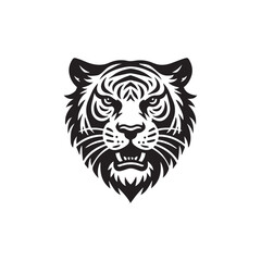 tiger head vector