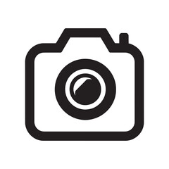 Camera icon silhouette vector design eps