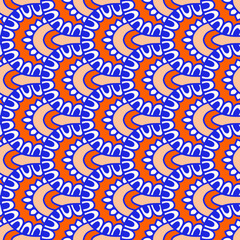 pattern batik flower damask ethnic boho ikat texture tribal geometric background