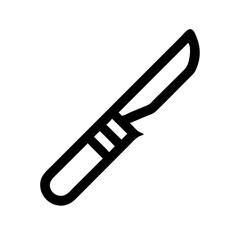 Fototapeta premium medical scalpel icon design