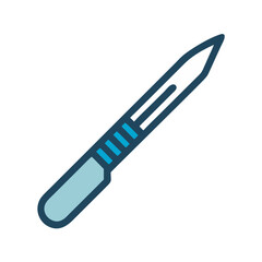 medical scalpel icon design