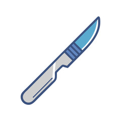 medical scalpel icon design