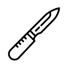 medical scalpel icon design