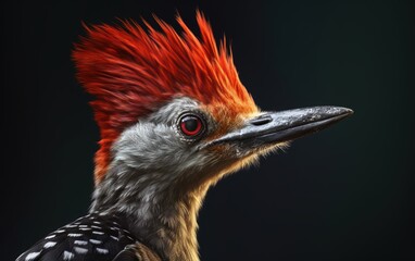 Red-Headed Woodpecker Portrait