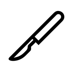 medical scalpel icon design