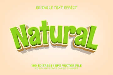 Natural Editable Text Effect Design