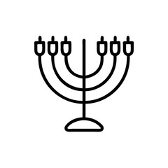 menorah icon design