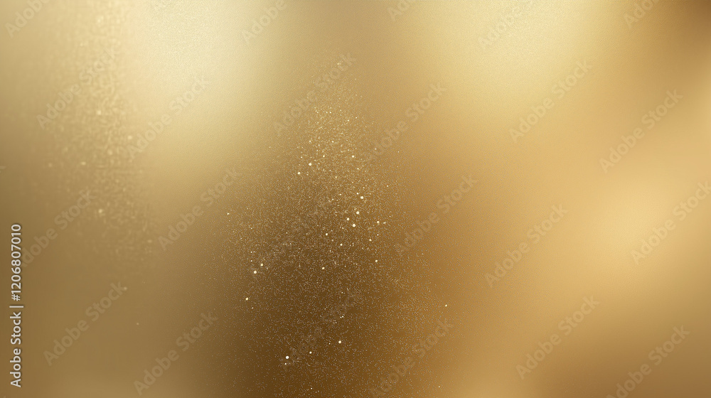 Poster Luxurious gold gradient background with metallic texture and reflective shiny surface, featuring soft warm light and elegant atmosphere, perfect for design, decoration, or copy space. High-resolution 