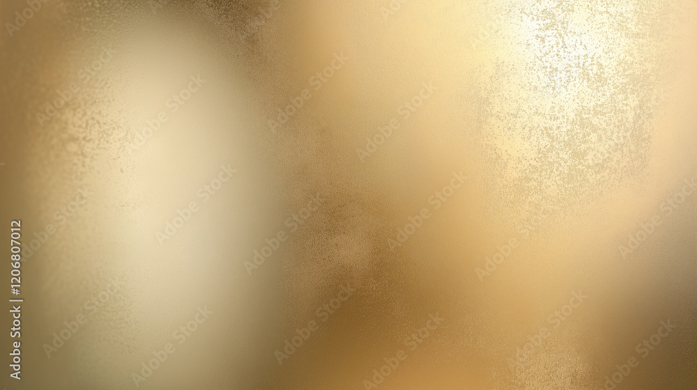 Poster Luxurious gold gradient background with metallic texture and reflective shiny surface, featuring soft warm light and elegant atmosphere, perfect for design, decoration, or copy space. High-resolution 
