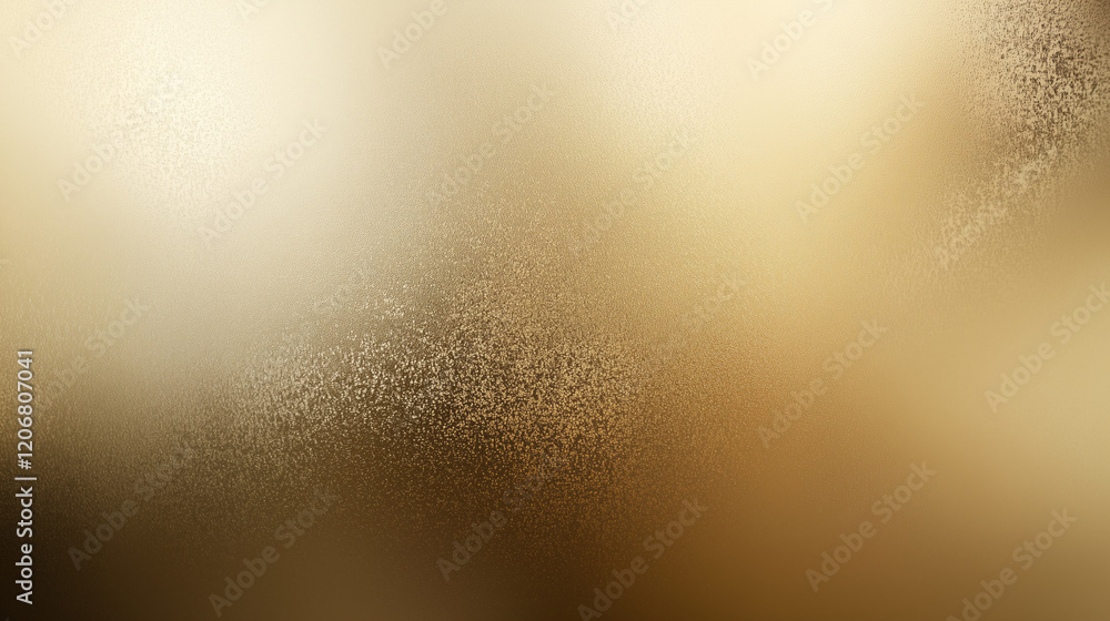 Poster Luxurious gold gradient background with metallic texture and reflective shiny surface, featuring soft warm light and elegant atmosphere, perfect for design, decoration, or copy space. High-resolution 