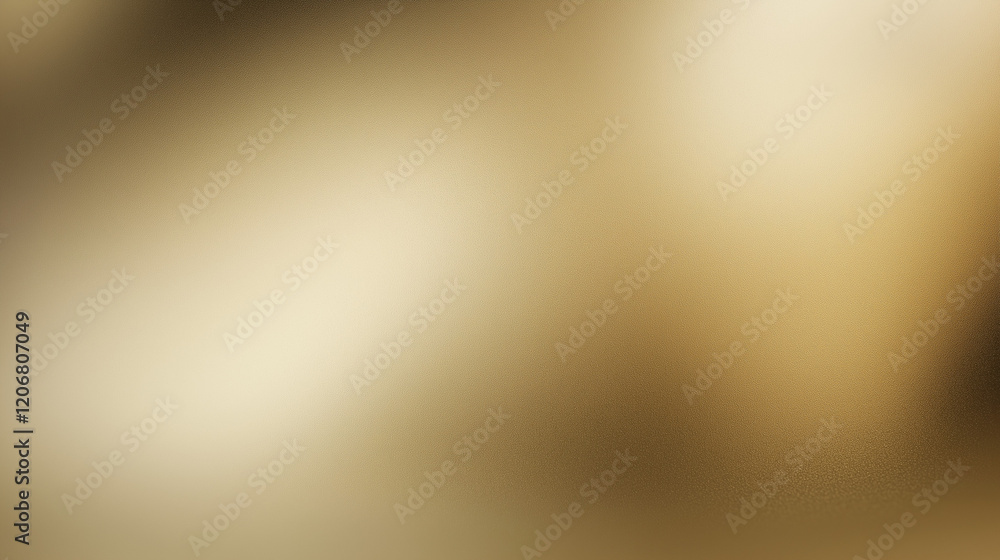 Poster Luxurious gold gradient background with metallic texture and reflective shiny surface, featuring soft warm light and elegant atmosphere, perfect for design, decoration, or copy space. High-resolution 