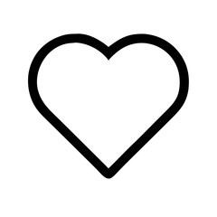 minimal heart icon design