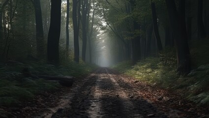 Fototapeta premium Mysterious Forest Path