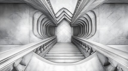 Stairs step walkway staircase design Architecture details Symmetry Abstract background