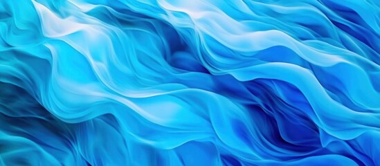Obraz premium Abstract Blue Waves