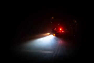  15 de enero 2025 concentraci&oacute;n motera ping&uuml;inos desfile de antorchas en Valladolid Espa&ntilde;a