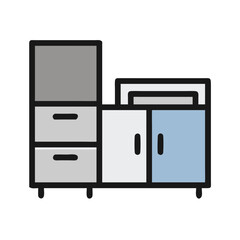 office cabinet icon design
