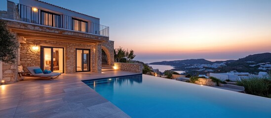 Island Villa Sunset Poolside Luxury