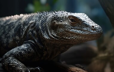 Obraz premium Closeup of a Lizard