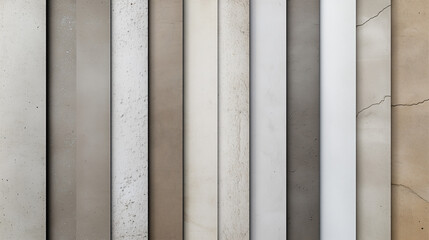 Obraz premium Neutral Tones Texture Collection: A diverse array of neutral-toned textures, featuring various shades of beige, grey, and white.