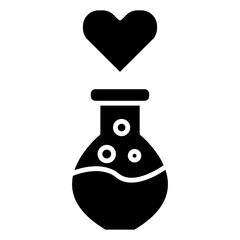 icon valentine glyph