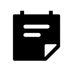 Obraz premium paper note icon design