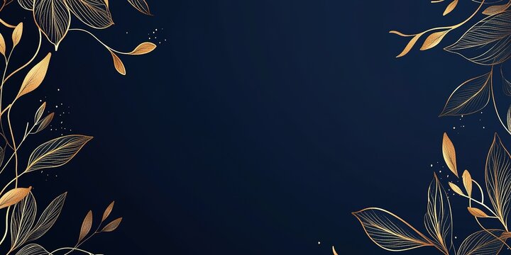 Blue floral background for invitation cards