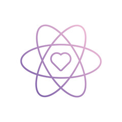 Heart icon isolated on a white background. Vector illustration.