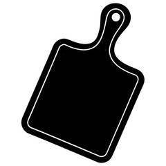  cutting board silhouette vector illustration 