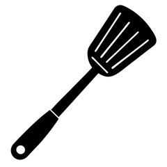 spatula silhouette vector illustration 