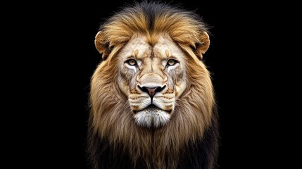 Fototapeta premium Majestic Lion Portrait