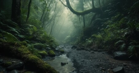 Mystical Rainforest Path