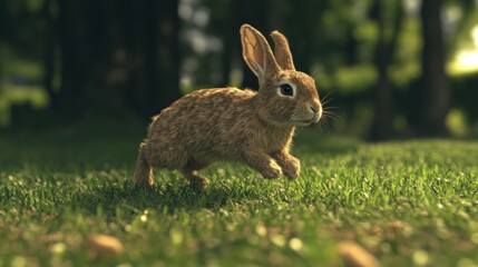 Fototapeta premium Bunny in the Grass