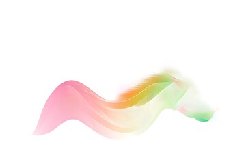 Abstract Rainbow Wave Design for Backgrounds