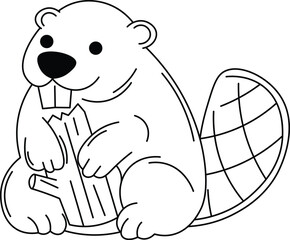 Adorable Animal Line Art Collection