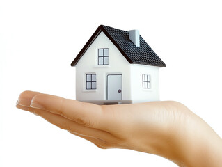 hause in the hand, AI generated