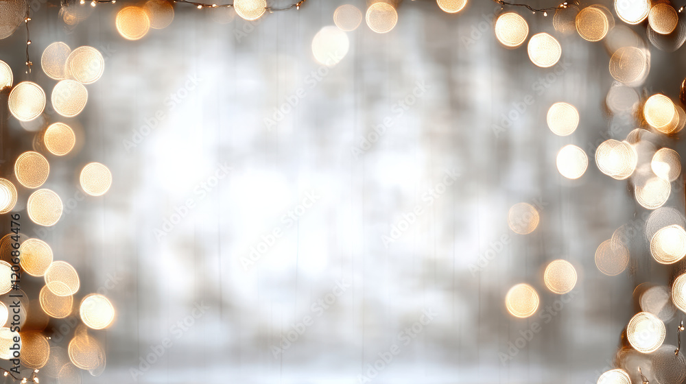 Aufkleber ethereal light patterns create dreamy abstract bokeh background