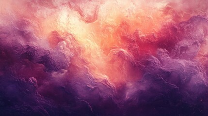 Abstract Cosmic Nebula with Vibrant Colors and Ethereal Glow