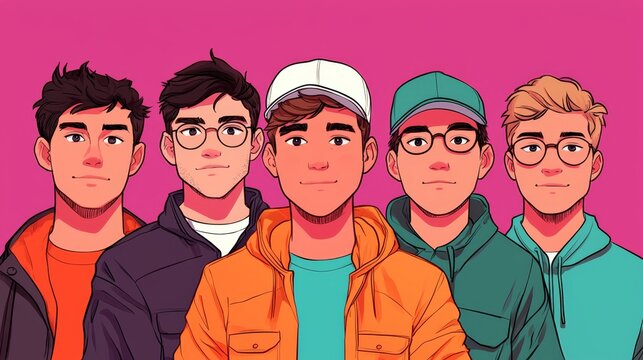 Comic Creations: Gen Z Friends Crafting Modern Humor Webcomics Together