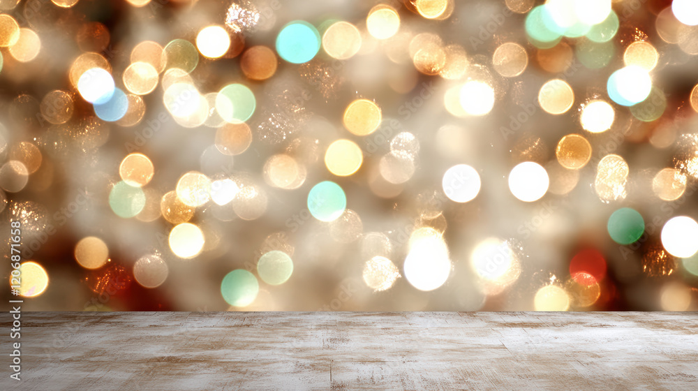 Poster soft blurred edges with vibrant colors create dreamy background effect