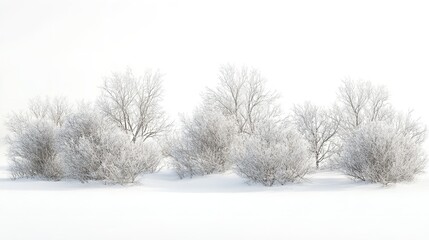 The peaks of the snowy mountains. Isolated on transparent background