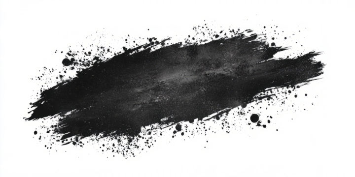 Stylish, grunge with a rough, worn look in dust and scratches on a white background.