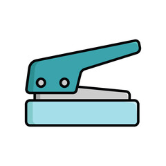 hole punch icon vector design template simple and clean