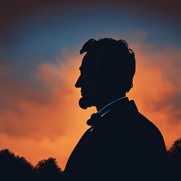 Abraham Lincoln shilouette 