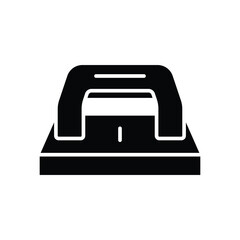 hole punch icon vector design template simple and clean