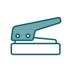 hole punch icon vector design template simple and clean