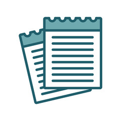 loose paper icon vector design template simple and clean