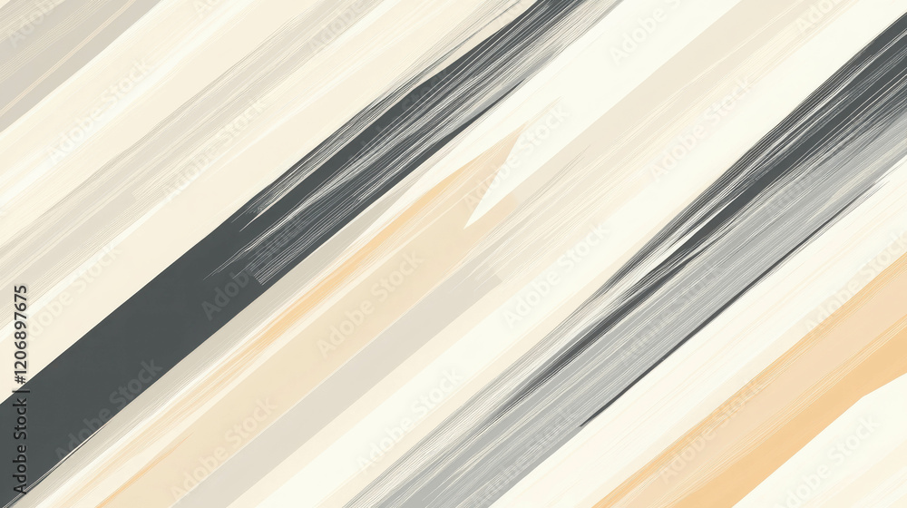 Aufkleber abstract clean design featuring diagonal lines in soft neutral tones for elegant backgrounds