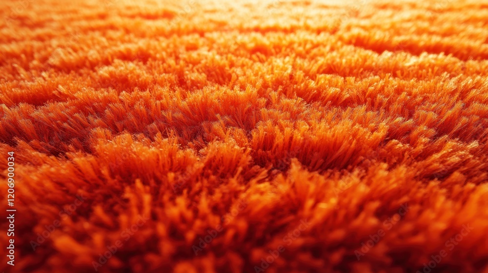 Poster soft orange carpet texture creating a warm and inviting atmosphere in a cozy space