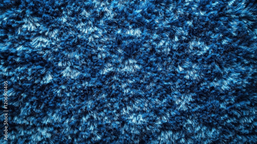 Poster soft blue fuzzy texture inviting warmth and comfort in a cozy living space with plush fabric